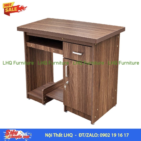 Bàn vi tính rộng 1m gỗ MDF – Thiết kế tháo ráp tiện lợi