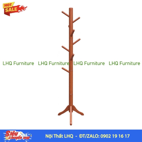 Cây Treo Quần Áo Số 4 Gỗ Cao Su | Nội Thất LHQ