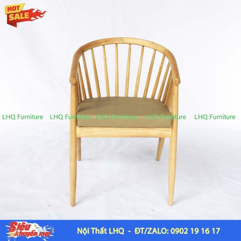 Ghế Cafe – Ghế Ăn 12 Nan Gỗ Cao Su Đẹp, Chất Lượng Xuất Khẩu