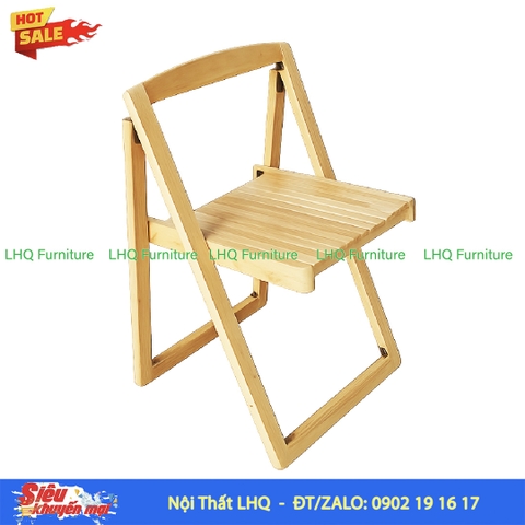 Ghế Gấp Gỗ Cao Su – Gấp Gọn Tiện Lợi, Bền Đẹp Cho Mọi Không Gian