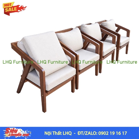 Ghế Sofa Đơn Nakata Gỗ Cao Su – Thiết Kế Hiện Đại, Tháo Ráp Tiện Lợi