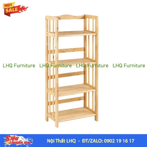 Kệ Sách Gỗ 4 Tầng Rộng 50cm – Thiết Kế Chắc Chắn, Tiện Nghi Cho Mọi Không Gian