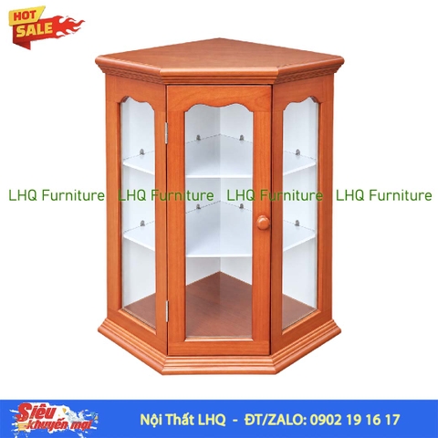 Tủ Thuốc Góc Gỗ Thông 3 Tầng Nhỏ Gọn | Nội Thất LHQ