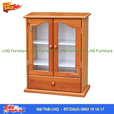 Tủ thuốc mái bằng có hộc, Hoàn thiện kỹ, Sơn PU