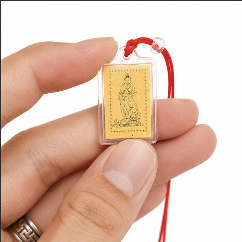 Dây chuyền chú lăng nghiêm hình quan thế âm bồ tát