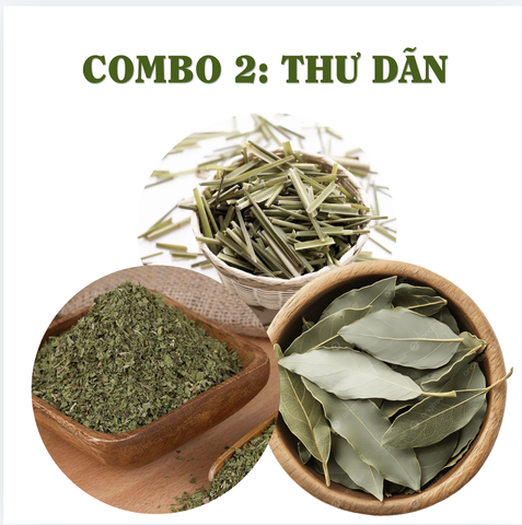 100g Combo mix thảo mộc thư dãn xông phòng cao cấp thanh lọc không khí ẩm mốc an toàn cho người sử dụng
