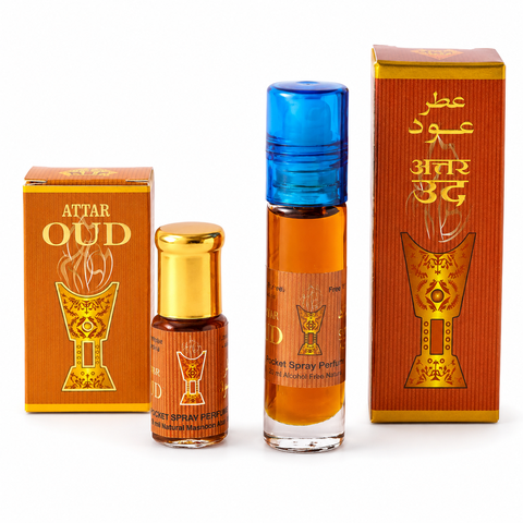 Tinh dầu gỗ đàn hương attar oud ấn độ lọ 8ml, tinh dầu cúng dường