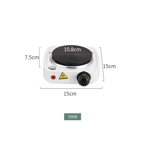 Bếp điện mini 500w hâm nóng sáp làm nến kích thước, có thể dùng pha trà, cà phê...