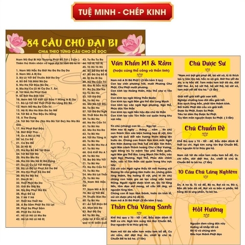 Tờ Chú Đại Bi