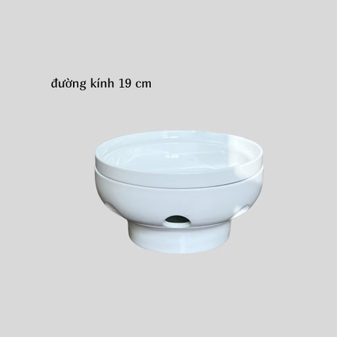 Bát hâm nóng thức ăn bằng nến chất liệu gốm sứ Bát Tràng