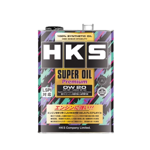Dầu nhớt hiệu suất HKS 0W20 SP, 100% Synthetic (CAN 4L)
