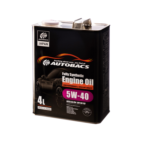 Dầu nhớt tổng hợp AUTOBACS 5W40 A3/B4, Fully Synthetic (4L)
