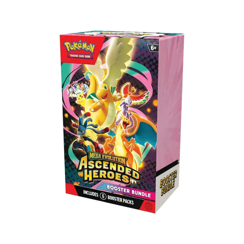 POKEMON TCG - Mega Evolution Ascended Heroes - Booster Bundle 6 Pack