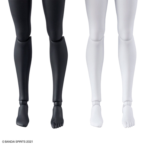 30MS OPTION BODY PARTS ARM PARTS & LEG PARTS [WHITE/BLACK]