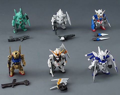 FW GUNDAM CONVERGE OPERATION REVIVE 6 IN 1