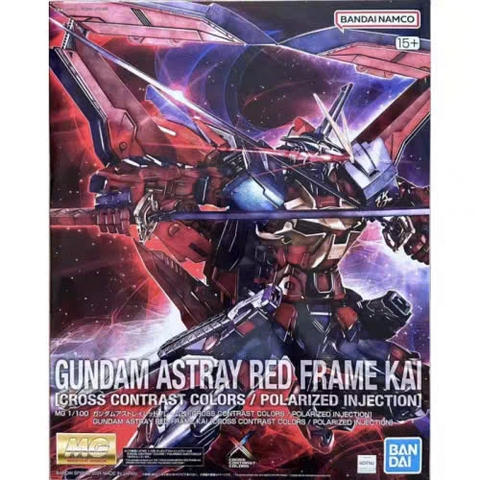 MG 1/100 Gundam Astray Red Frame Kai [Cross Contrast Colors / Polarized Injection]