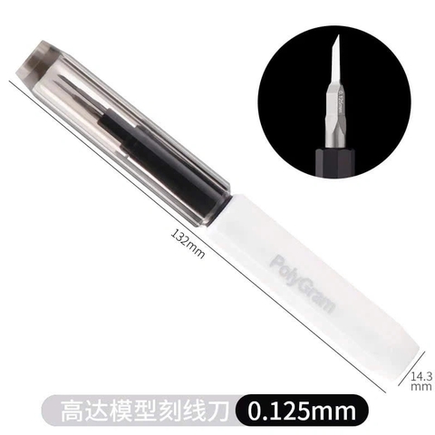 Polygram Model Chisel 0.125 White