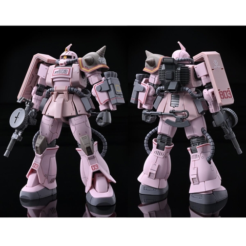 HG 1/144 MS-06D ZAKU DESERT TYPE PINK PANTHER FORCES