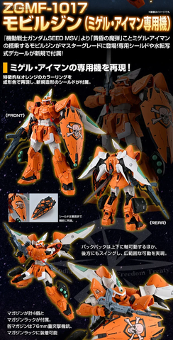 MG 1/100 MOBILE GINN ( MIGUEL AYMAN CUSTOM)
