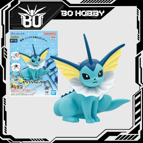 Pokemon PLAMO COLLECTION QUICK!! 27 Vaporeon