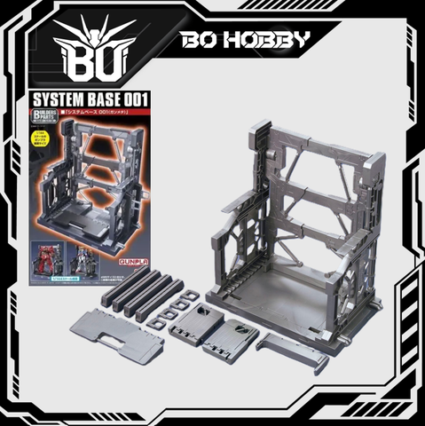 BUILDERS PARTS SYSTEM BASE 001 (GUN METALLIC)