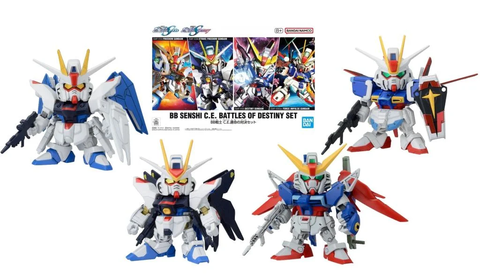 BB SENSHI C.E. BATTLES OF DESTINY SET