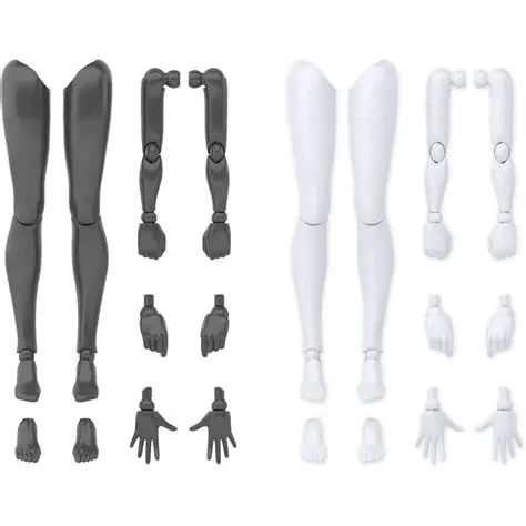 30MS OPTION BODY PARTS ARM PARTS & LEG PARTS [WHITE/BLACK]