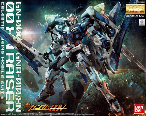 MG 1/100 GN-0000 + GNR-010/XN 00 XN RAISER CELESTIAL BEING MOBILE SUIT