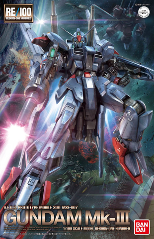 RE 1/100 A. E. U. G. PROTOTYPE MOBILE SUIT MSF-007 GUNDAM MK-III