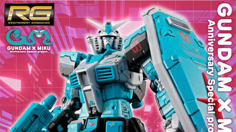 RG 1/144 RX-78-2 GUNDAM VER.2.0 [ HATSUNE MIKU VER]