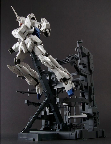 MG 1/100 RX-0 UNICORN GUNDAM FULL PSYCHO-FRAME PROTOTYPE MOBILE SUIT + MS CASE