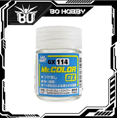 GX-114 Super Flat Clear (Phủ mờ siêu mịn)
