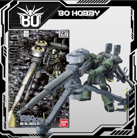 HG 1/144 MS-06 ZAKU II + BIG GUN SET GUNDAM THUNDERBOLT Ver.
