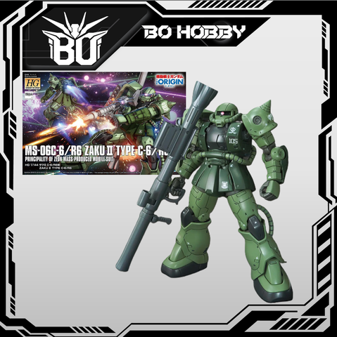 HG 1/144 MS-06C-6/R6 ZAKU II TYPE C-6/R6