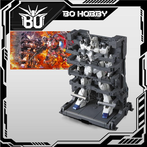 MG 1/100 RX-0 UNICORN GUNDAM FULL PSYCHO-FRAME PROTOTYPE MOBILE SUIT + MS CASE
