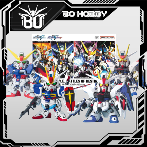 BB SENSHI C.E. BATTLES OF DESTINY SET