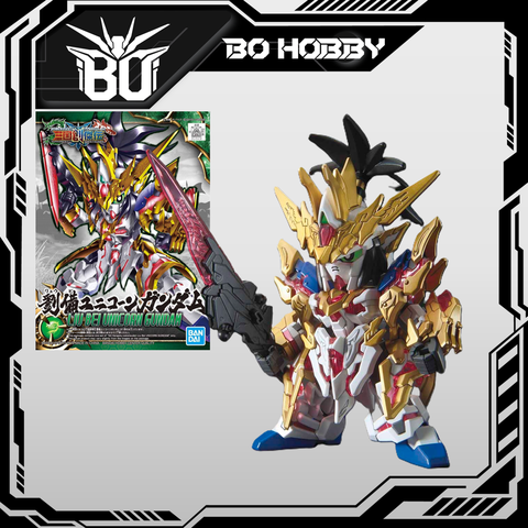 SD SANGOKU SOKETSUDEN Long Xian Liu Bei UNICORN GUNDAM