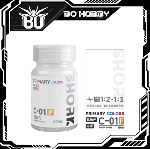 C-01P SUPER WHITE 60ML