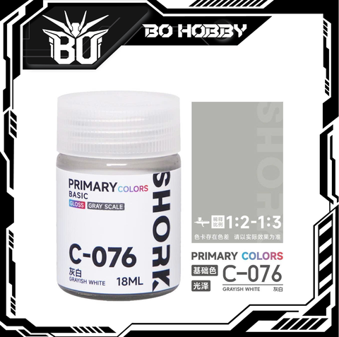 C-076 GRAYISH WHITE
