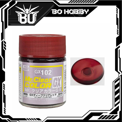 GX-102 DEEP CLEAR RED