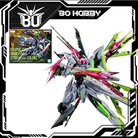 MG 1/100 ECLIPSE GUNDAM + MANEUVER STRIKER (CYBERISED COLOR)