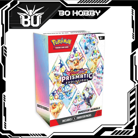 POKEMON TCG - Scarlet&Violet Prismatic Evolutions - Booster bundle 6 Pack