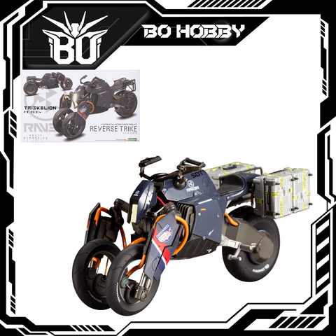 1/12 SCALE FULL ACTION PLASTIC MODEL KIT REVERSE TRIKE