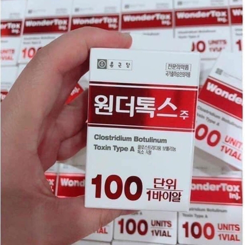 BOTOX WONDERTOX 100 UNIT HÀN QUỐC - TIÊM XÓA NHĂN THON GỌN HÀM BẮP TAY CHÂN