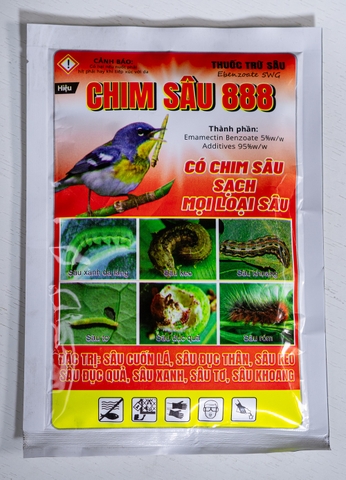 Thuốc trừ sâu sinh học EBENZOATE 5WG CHIM SÂU 888 (gói 100g)