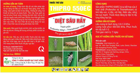 Thuốc trừ sâu THIPRO 550EC DIỆT SÂU RẦY