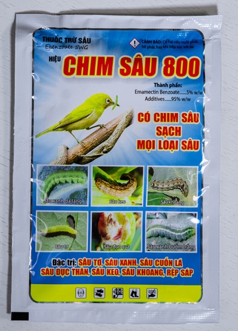 Thuốc trừ sâu sinh học EBENZOATE 5WG CHIM SÂU 800 (gói 22g)