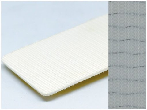 Băng tải PVC trắng 2 mặt bố dày 3-5mm