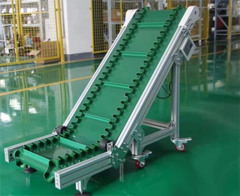 Băng tải PU tai bèo dán gân T