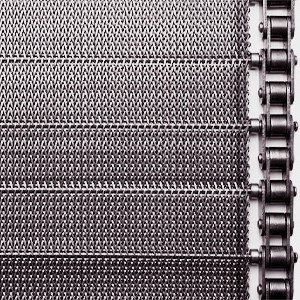 Băng tải lưới inox đan xoắn kép